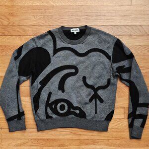 US men's S Kenzo cropped sweater